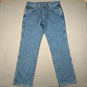 Schaefer Ranch Hand Dungaree Jeans Mens 36x34 Denim Riding Pants 1820
